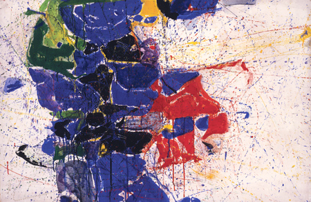 "Middle Blue #5," Sam Francis