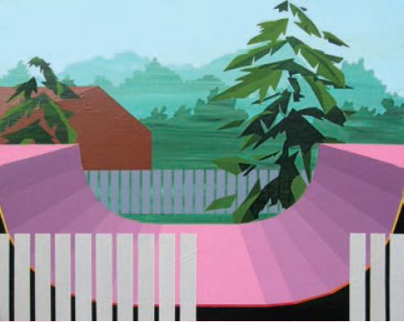 “Backyard Halfpipe,” 2008, Michael Dotson