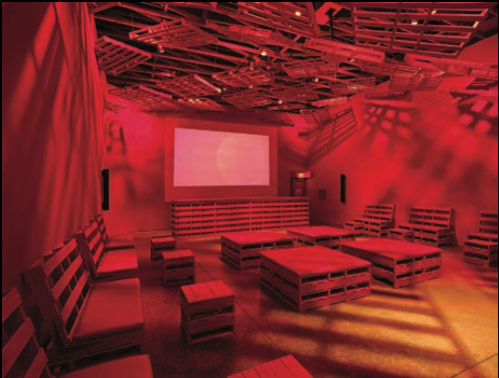 Interior view of new SMoCA Lounge.