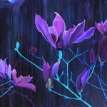 purple-magnolia-at-night
