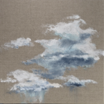 Enholm-CloudStudy-ingreen-acryliconunprimedlinen-10×10