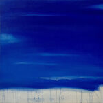 MEV-2023-Big_Blue_Sky-Acrylic&Iridescence-on-Raw-Canvas-30×30